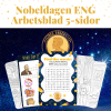 Nobeldagen Engelska – Arbetsblad 5st