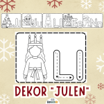 Dekor – spåra julen och måla - bild 1