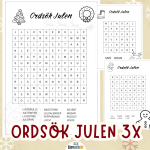 Ordsök julen 3 versioner + facit - bild 3