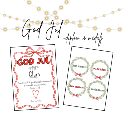 God Jul - Diplom & medalj