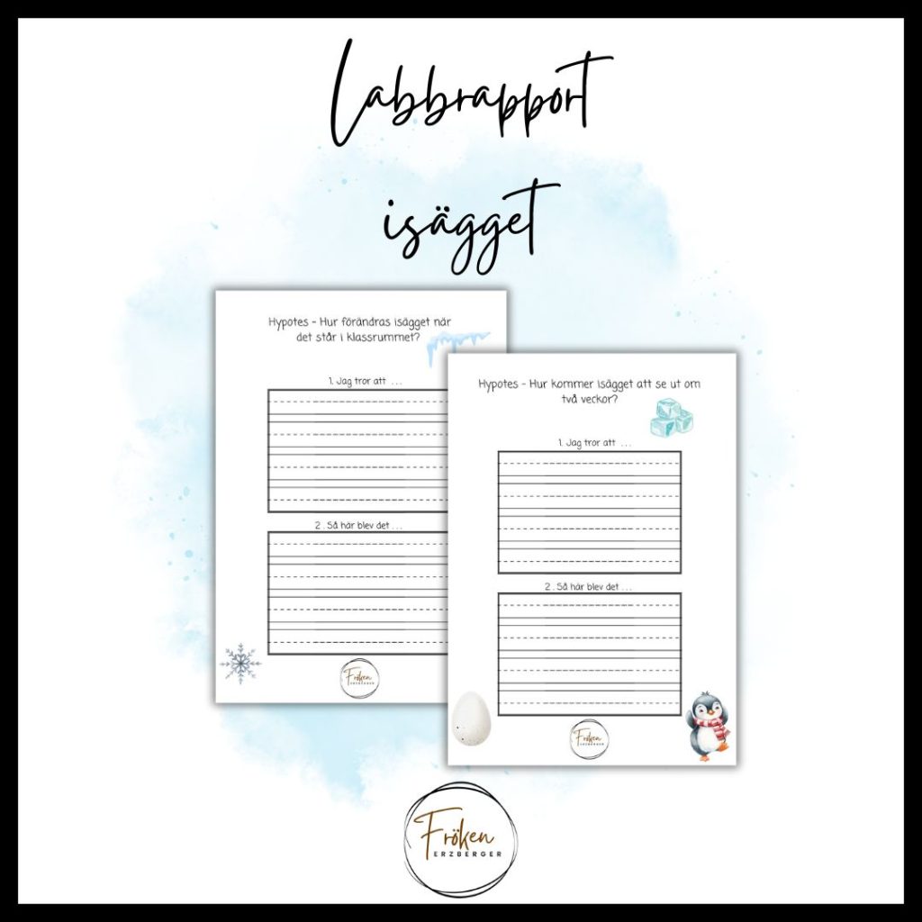 Labbrapport isägget