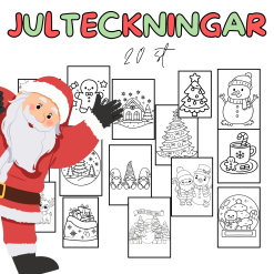 Julteckningar - 20 st