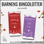 Barnens bingolotter – Jul & Nyår (paket) - bild 1