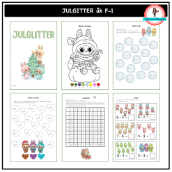 Julglitter åk F-1