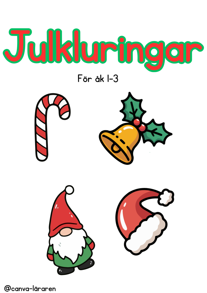 Julkluringar åk 1-3