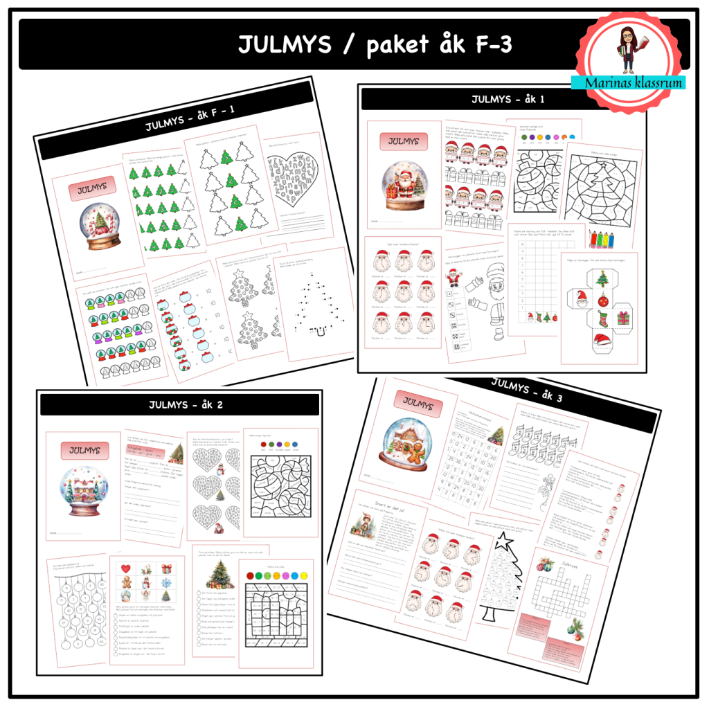 Julmys – paket åk F-3