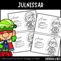 Jul - julnissar - klassrumsdekoration