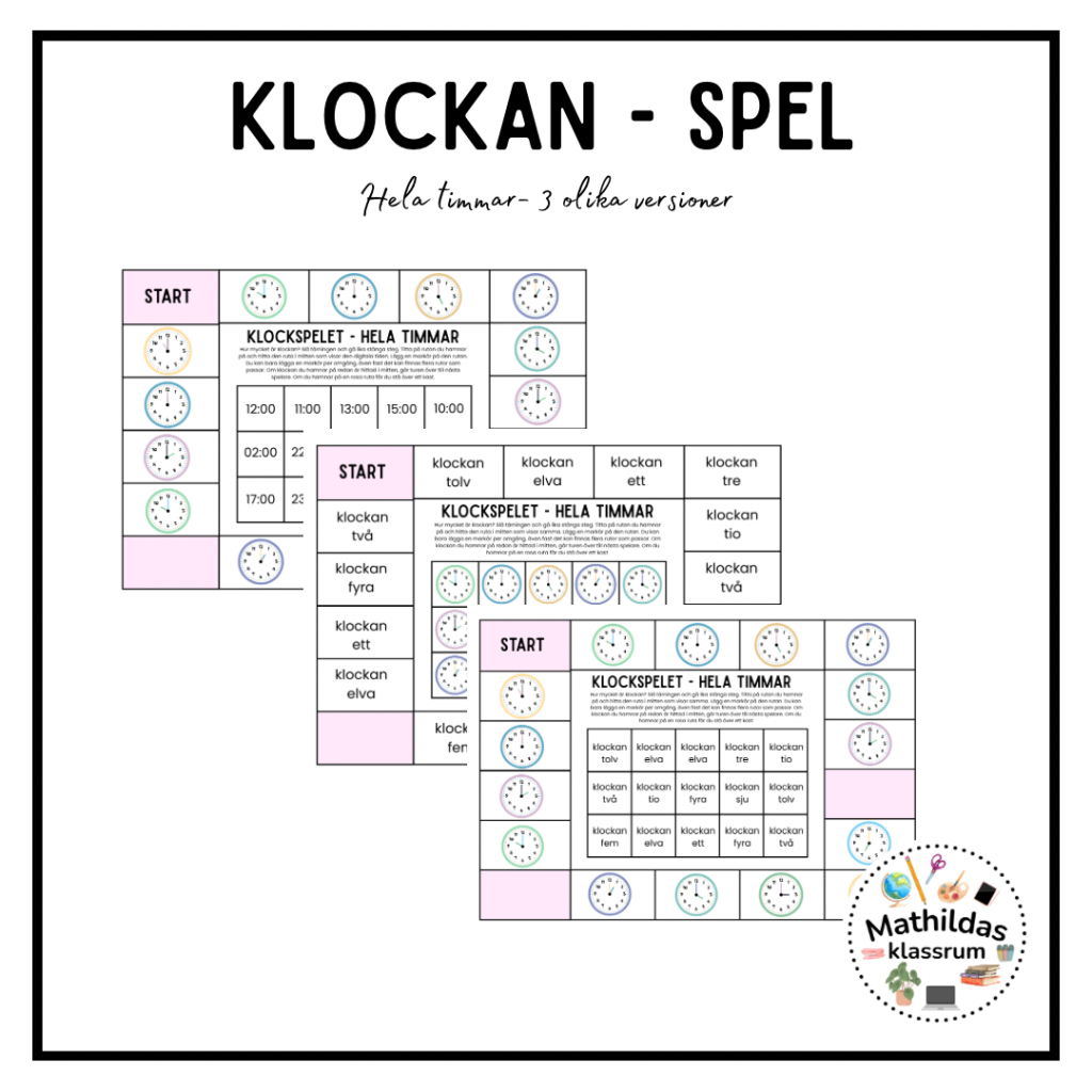 Klockan spel (hela timmar)