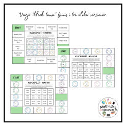 Klockan spel (paket med hela klockan)