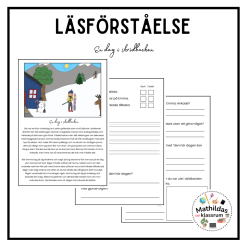 Läsförståelse: En dag i skidbacken.