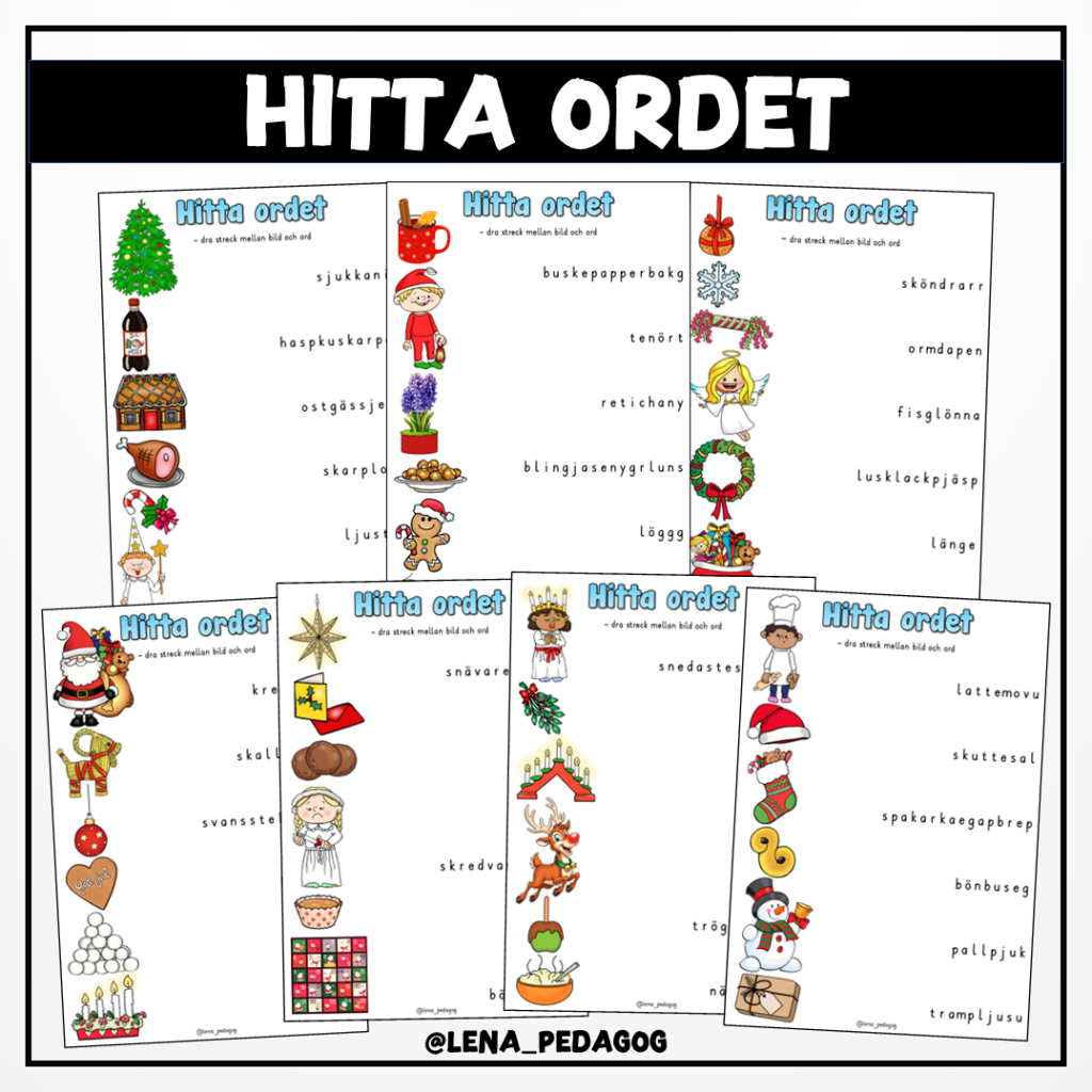 Hitta ordet – jul