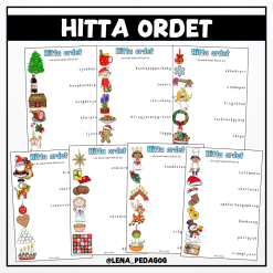 Hitta ordet - jul