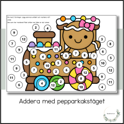Addera i pepparkakståget