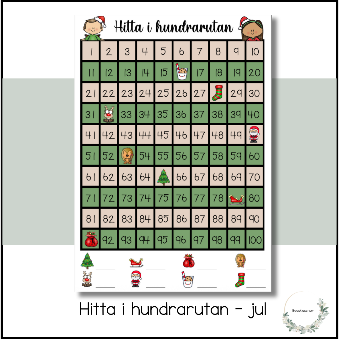 Hitta i hundrarutan