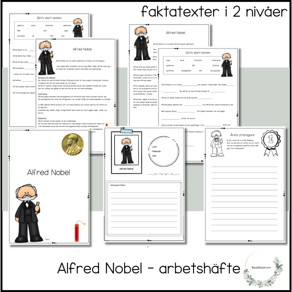Alfred Nobel – arbetshäfte