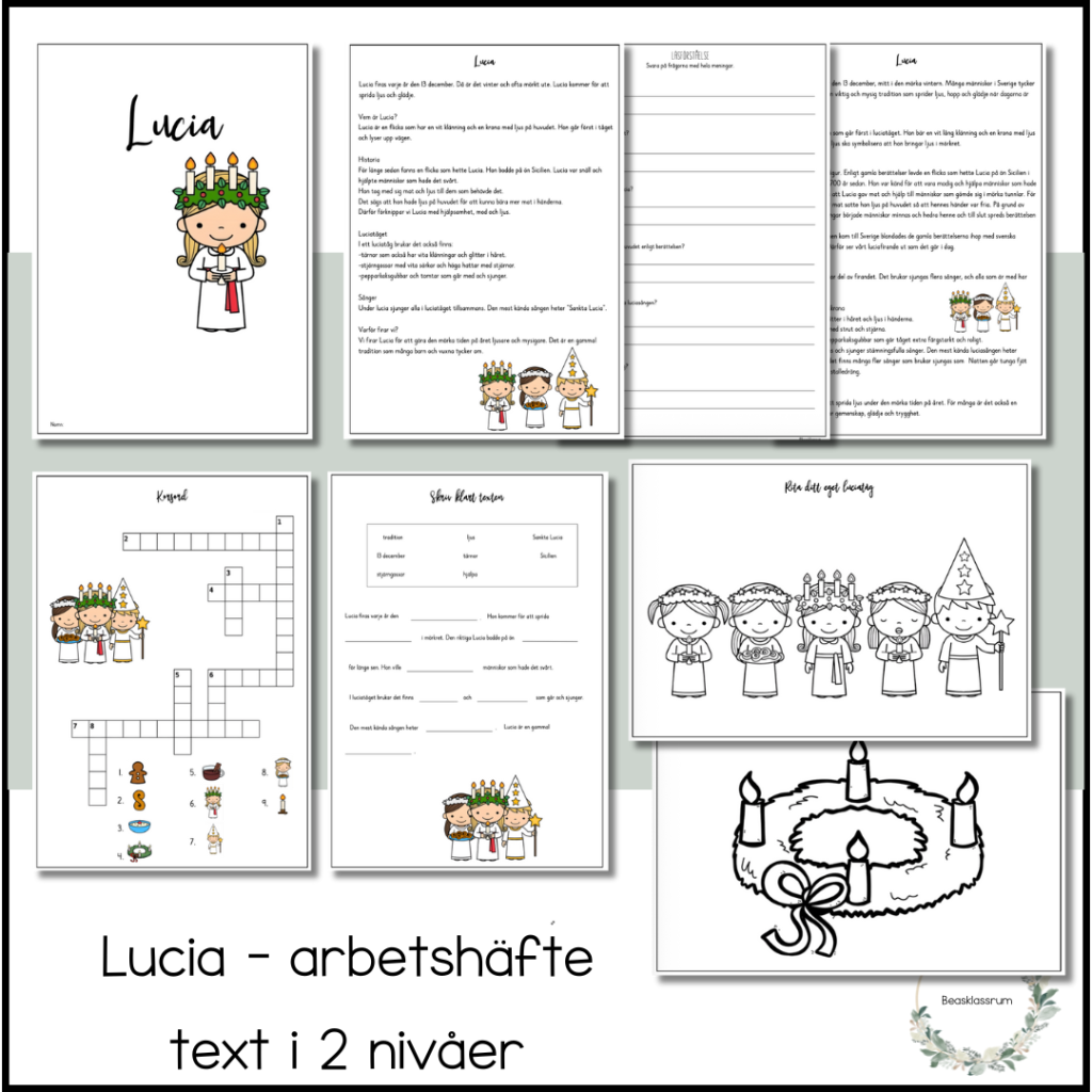 Lucia – arbetshäfte