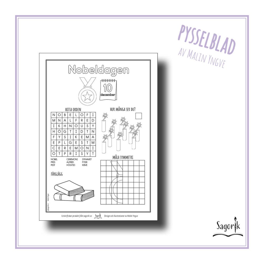 Pysselblad Nobeldagen