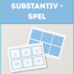 SUBSTANTIV SPEL