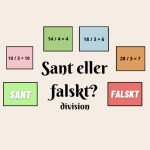 Sant eller falskt – division - bild 1