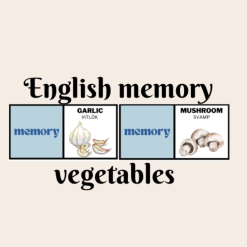 English memory – vegetables