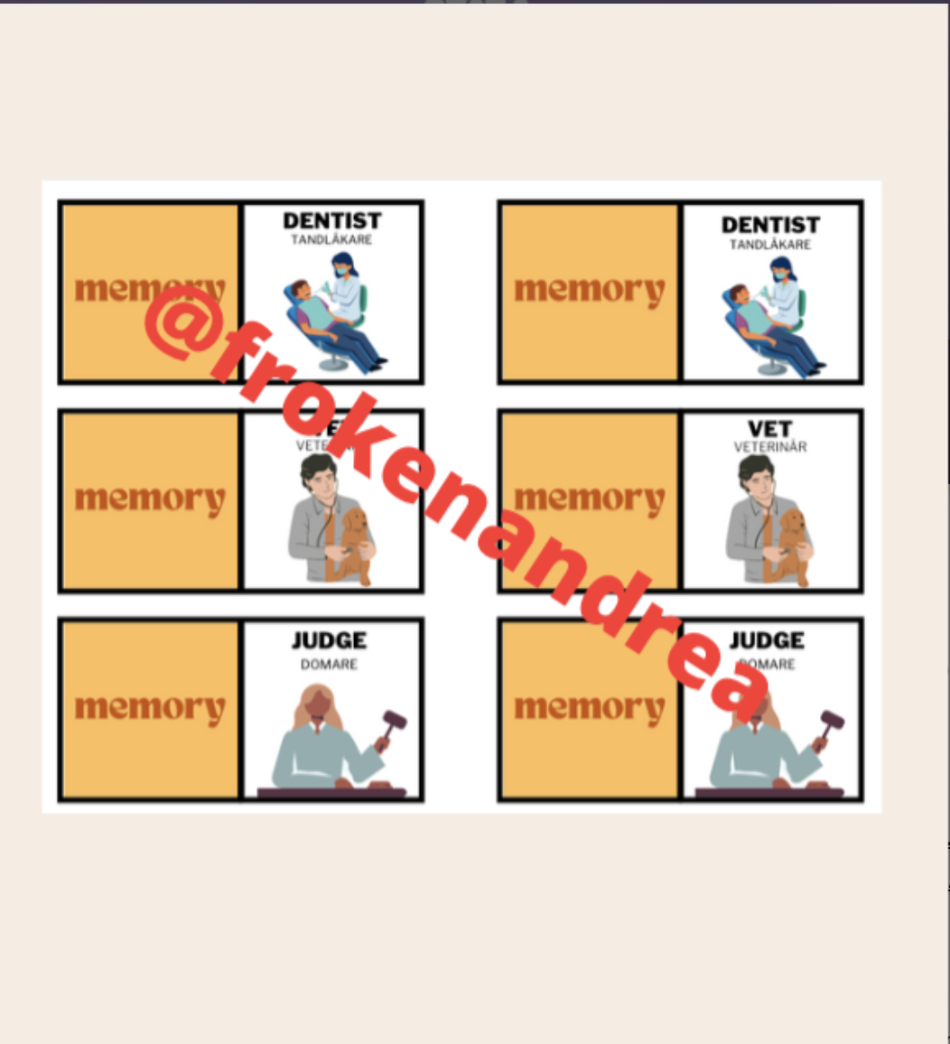 English memory - jobs