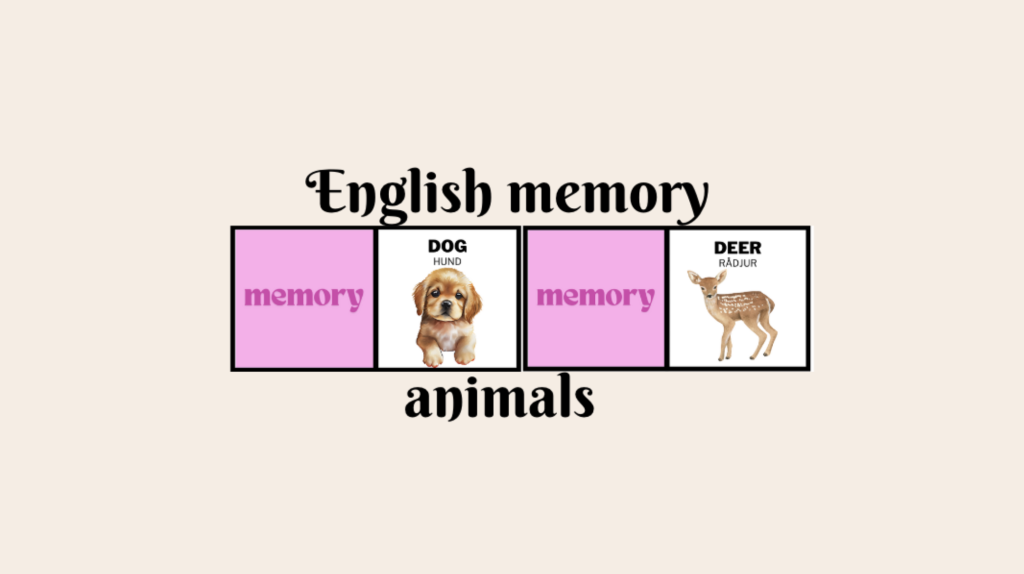 English memory – animals