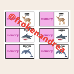 English memory – animals - bild 3