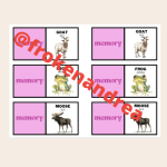 English memory – animals - bild 2