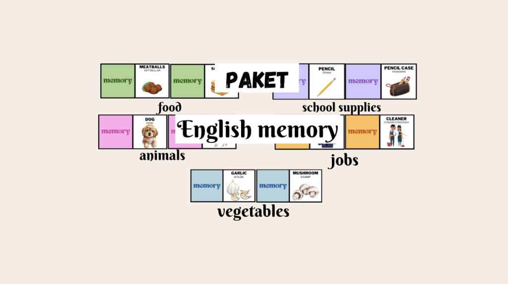 PAKETPRIS: English memory