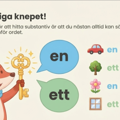 Nybörjare med substantiv