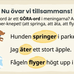 Nybörjare med verb