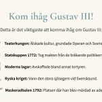 Svenska regenter: Gustav III - bild 3
