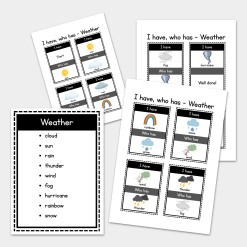 I have, who has - Weather