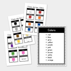 I have, who has - Colors