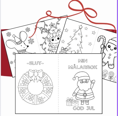 Min jul målarbok