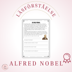 Läsförståelse Alfred Nobel