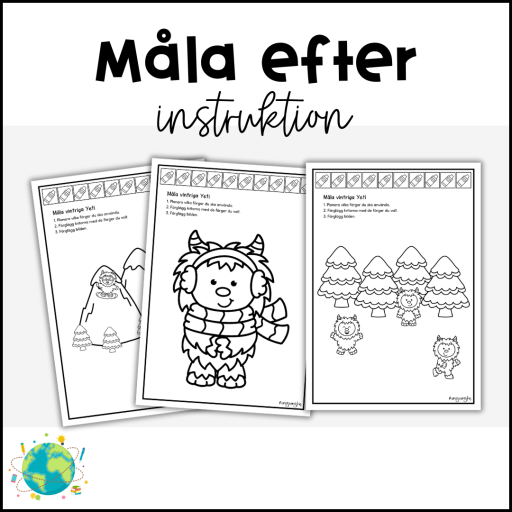Yeti – Måla efter instruktion