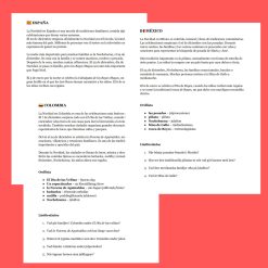 Navidad en españa, méxico, colombia. Presentation med info + videolänkar & arbetsblad med frågor