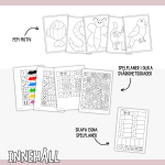 Färglägg med tärning – Djur - bild 2