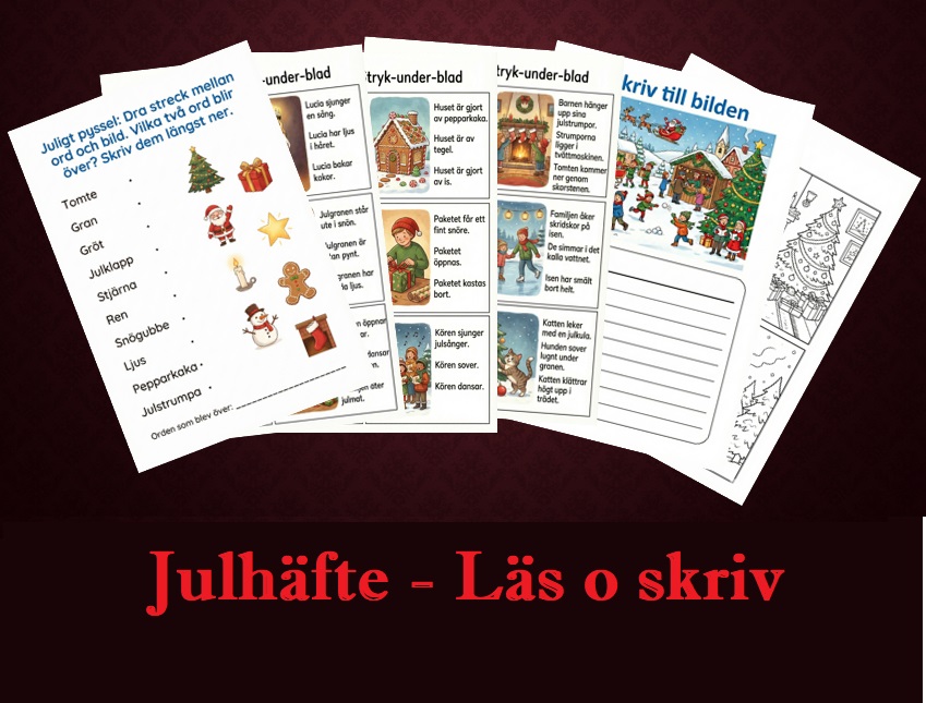 Julhäfte – Läs o Skriv