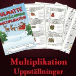 Julmatte – Uppställning multiplikation - bild 1