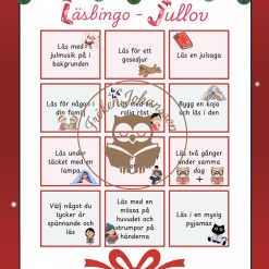 Läsbingo till jullovet