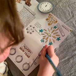 Målarbild - räkna ned på nyårsafton