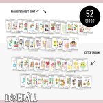 Ett år av pärlmönster – 52 sidor att skriva ut - bild 2