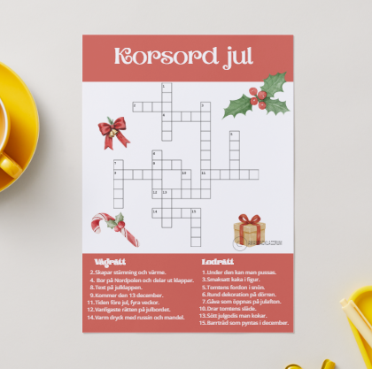 Korsord jul