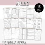 Spelkit- bara papper och penna behövs - bild 1