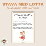 Stava med Lotta – Å -ljudet - bild 1