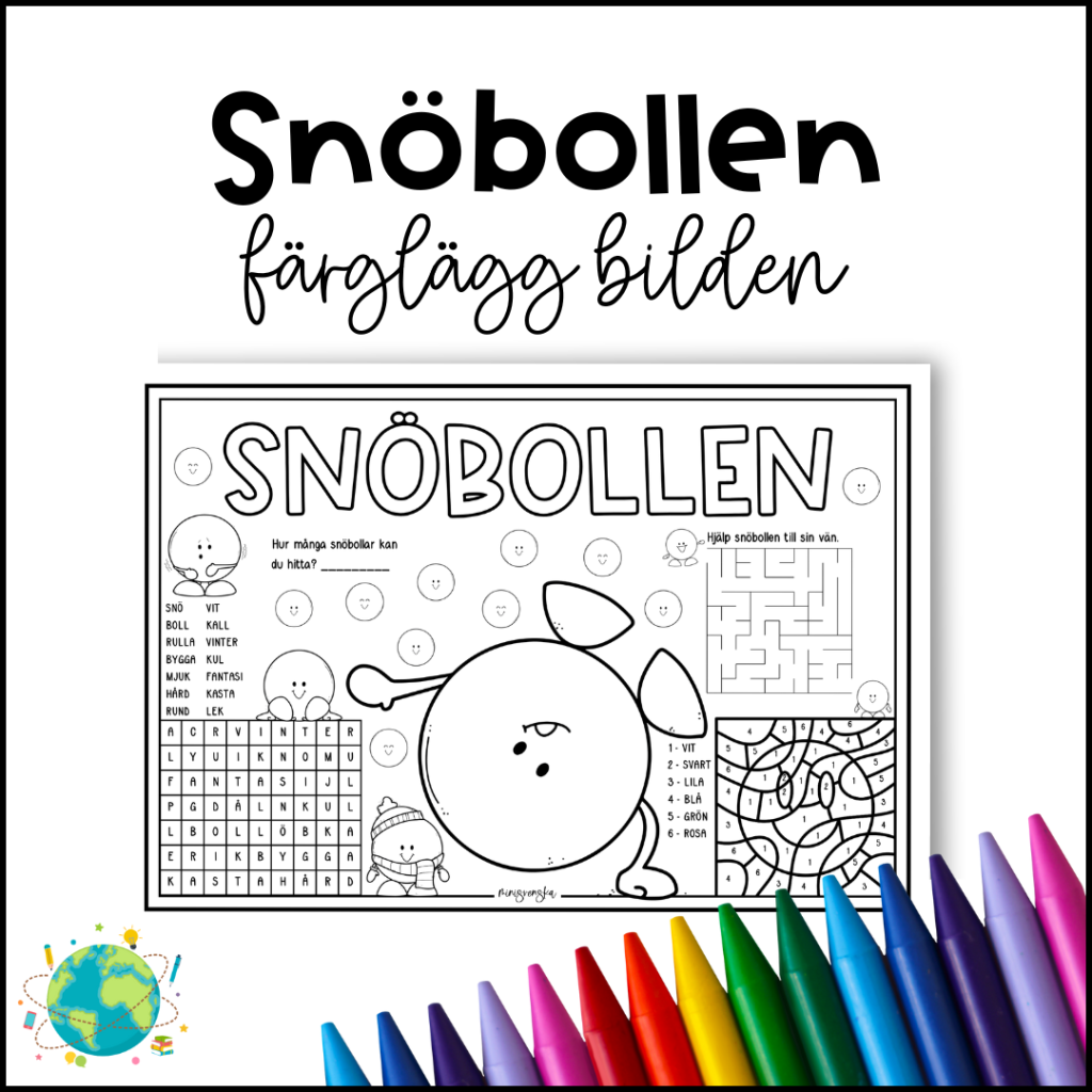Måla snöbollen