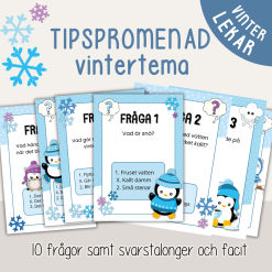 Vinter - Tipspromenad med vintertema