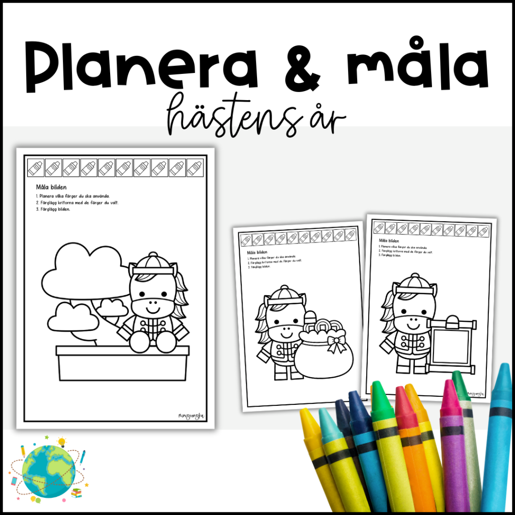 Hästen – Måla efter instruktion